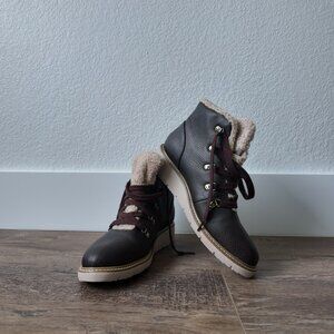 Dr. Scholl's Waterproof Brown Lace-up Boots